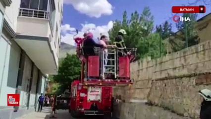 Batman'da çocukları tarafından rehin alınan anne, baba ve kızları kurtarıldı