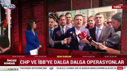 CHP İstanbul İl Başkanı Özgür Çelik açıklama yapıyor