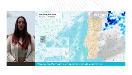 Tempo em Portugal esta semana será de contrastes