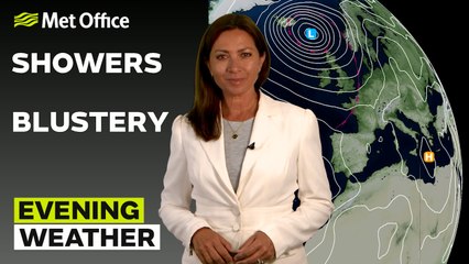 Met Office Evening Weather Forecast 03/06/25 – Showery and blustery north