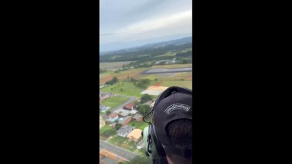 Vídeo mostra busca por idoso que desapareceu após entrar em área de mata no Sul de SC