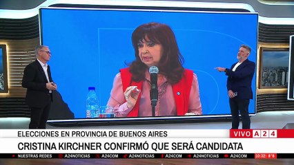 📢 CRISTINA FERNÁNDEZ DE KIRCHNER SE POSTULA EN PROVINCIA DE BUENOS AIRES 🗳️