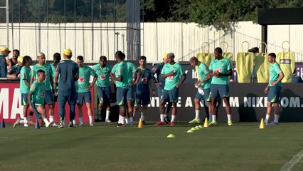 أنشيلوتي يقود أولى تمارين منتخب البرازيل قبل تصفيات كأس العالم