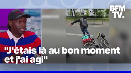 L'humoriste Youssoupha Diaby raconte comment il a aidé un livreur à rattraper le voleur de son vélo