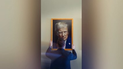 New official presidential portrait of Donald Trump unveiled at White House