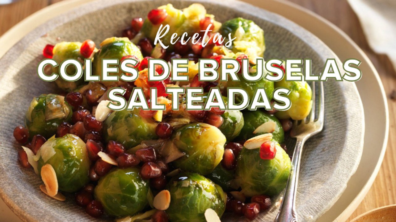 Recetas: coles de bruselas salteadas