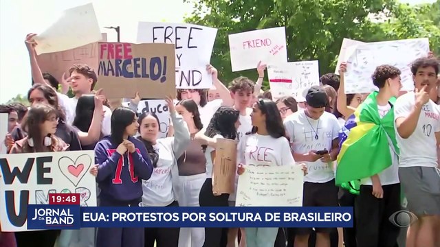 Prisão de estudante brasileiro gera protestos nos EUA