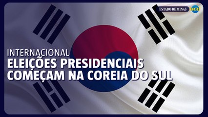 Começa eleição presidencial na Coreia do Sul