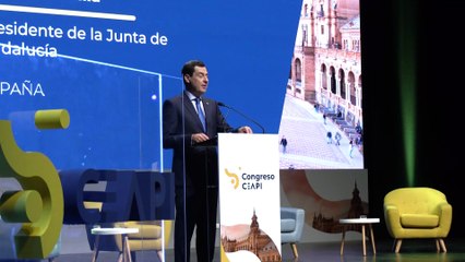 Moreno ofrece Andalucía para inversores de Iberoamérica en el congreso del Ceapi
