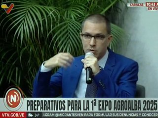 Jorge Arreaza: Expo Agroalba 2025 permitirá a integrantes generar modelo de soberanía alimentaria
