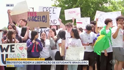 Prisão de estudante brasileiro gera protestos nos EUA