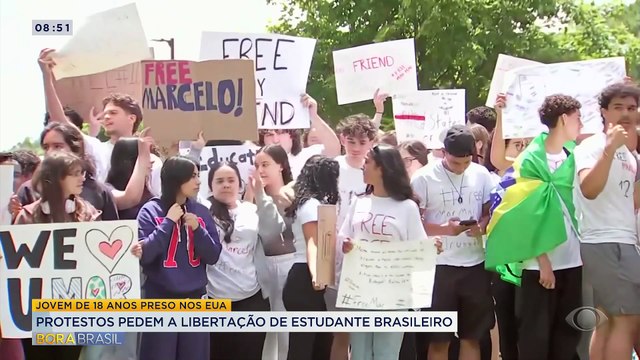 Prisão de estudante brasileiro gera protestos nos EUA