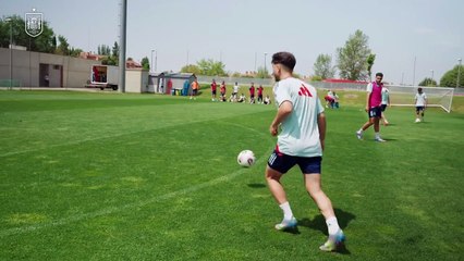 Raúl Moro en Acción: Entrenamiento con la Selección Sub21 ⚽
