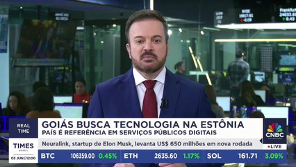 Vice-governador de Goiás quer que o estado vire a 'Estônia' brasileira em tecnologia 