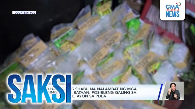P1.5-B halaga ng shabu na nalambat ng mga mangingisda sa Bataan, posibleng galing sa golden triangle, ayon sa PDEA | Saksi