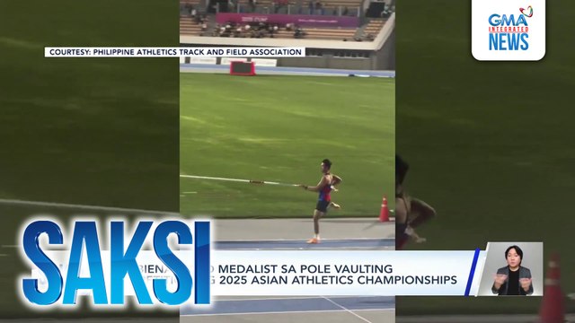 EJ Obiena, gold medalist sa pole vaulting competition ng 2025 Asian Athletics Championships | Saksi