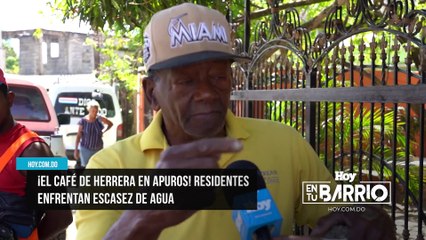 El Café de Herrera en apuros Residentes enfrentan escasez de agua