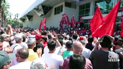 İzmir'de grev 6’ncı gününde