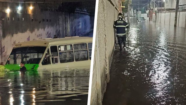 CDMX bajo el agua: fuertes lluvias provocan inundaciones y colapsan avenidas