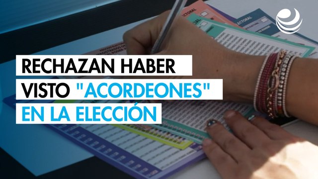 Observadores internacionales rechazan haber visto acordeones en la Elección Judicial
