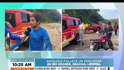Ahogado encuentran a pescador en río de Lempira