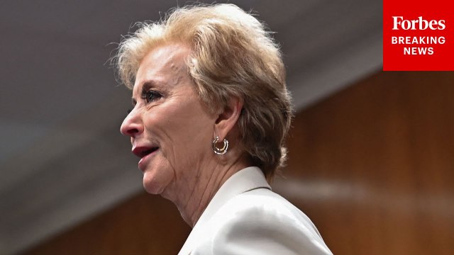 Education Secretary Linda McMahon Testifies Before The Senate Appropriations Committee
