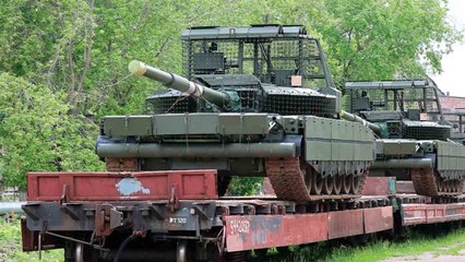 T-80BVM: Modernize Edilen Yeni Tank Partisi Rus Birliklerine Teslim Edildi