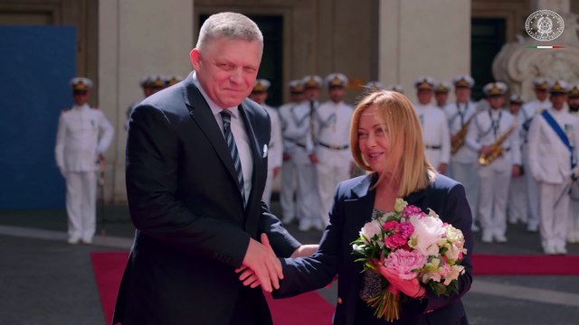 Roma - Incontro del Presidente Meloni con il Primo Ministro slovacco, Robert Fico (03.06.25)