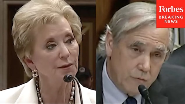 Jeff Merkley Asks Education Secretary Linda McMahon Point Blank: 'Why Have You Canceled Mental Health Grants?'