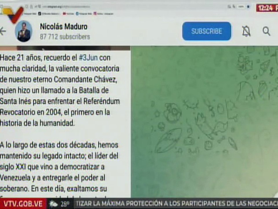 Pdte. Maduro recuerda llamado a la Batalla de Santa Inés hecho por el Cmdte. Chávez con valentía