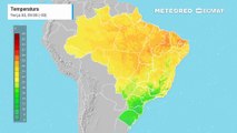 Previsão de temperaturas até quarta-feira (04).