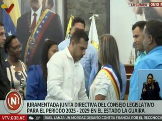 Instalado el Consejo Legislativo para el periodo 2025-2029 del estado La Guaira