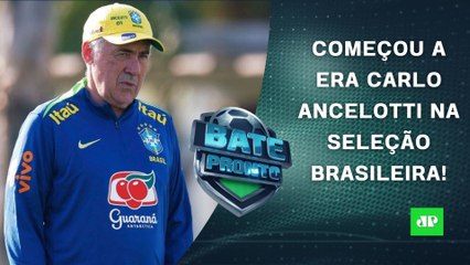 Ancelotti COMANDA TREINOS na Seleção; Dérbi na Copa-BR; Jorginho no Fla?; Neymar FICA? | BATE-PRONTO
