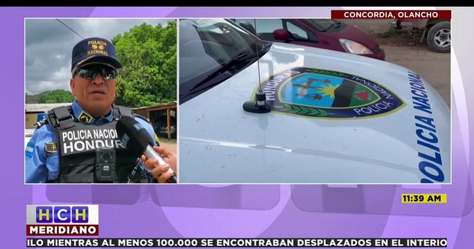 Elementos policiales confirman los dos muertos en ataque violento en Concordia, Olancho
