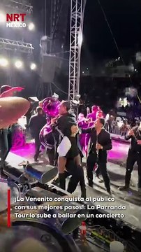 🔥 ¡Cuando suben a La Venenito, sabes que el show se va a poner bueno! La famosa influencer fue invitada a bailar en el escenario durante el concierto de La Parranda Tour y desató la locura entre los fans.