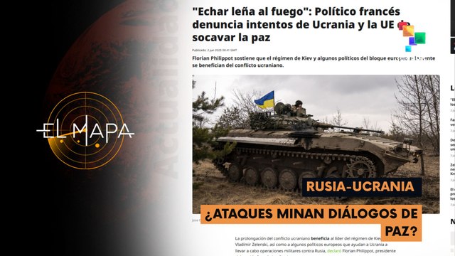 Escala 03-06-25: Echar leña al fuego : político francés denuncia intentos de ucrania y la ue de socavar la paz...