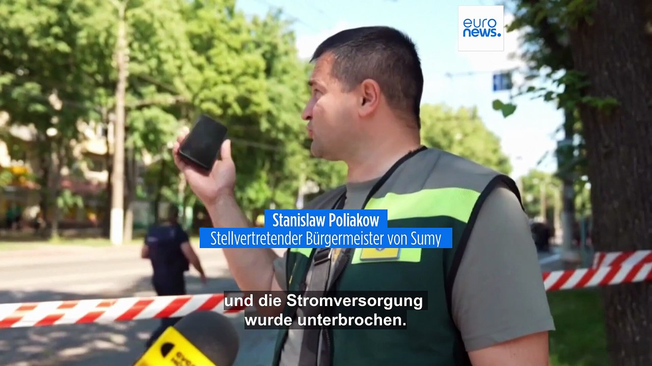 Russischer Angriff auf Sumy tötet mindestens drei Menschen und verletzt 20