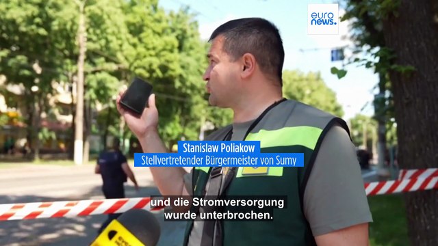 Russischer Angriff auf Sumy tötet mindestens drei Menschen und verletzt 20