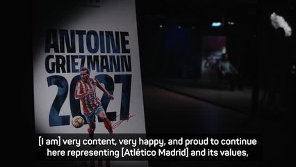 Griezmann 'content, happy and proud' to continue life at Atleti