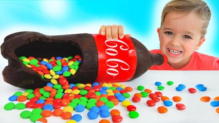 Chocolate Soda Challenge and other Funny stories with Vlad and Niki