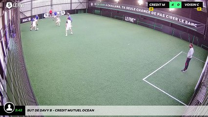 But de Davy B - Credit Mutuel Ocean