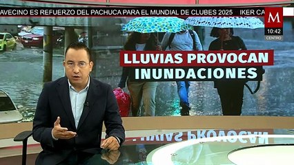 Inundaciones afectan calles y viviendas de la alcaldía Iztapalapa en la CdMx