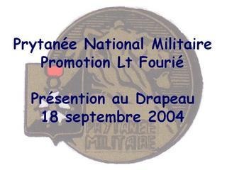 PNM - Promo Lt Fourié - Présentation au Drapeau 18-09-04