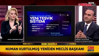 Numan Kurtulmuş yeniden TBMM Başkanı seçildi
