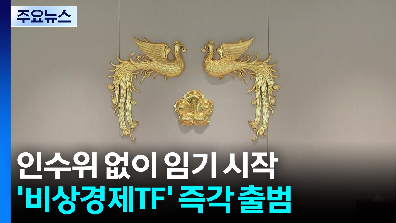 인수위 없이 곧장 임기 시작...'비상경제대응TF' 즉각 가동 / YTN