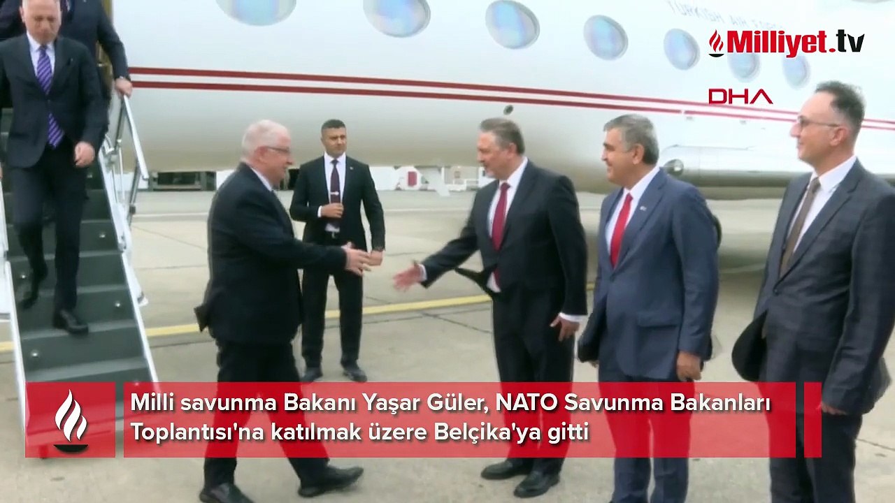 Bakan Güler, NATO Savunma Bakanları Toplantısı'na katılmak üzere Belçika'da