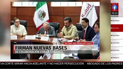 La Secretaría de Salud firma nuevas bases de colaboración con la Conamed
