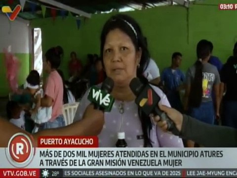 Amazonas | Gran Misión Venezuela Mujer atendió a más de dos mil féminas del municipio Atures