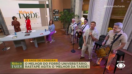 Rastapé agita o Melhor da Tarde com "Seu Sorriso"