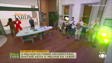 Rastapé agita Melhor da Tarde com hit "Beijo Roubado"